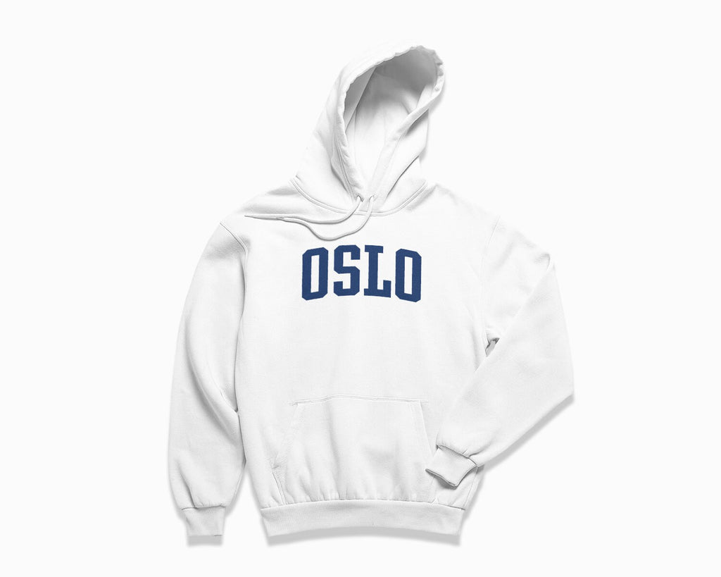 Oslo Hoodie - White/Navy Blue