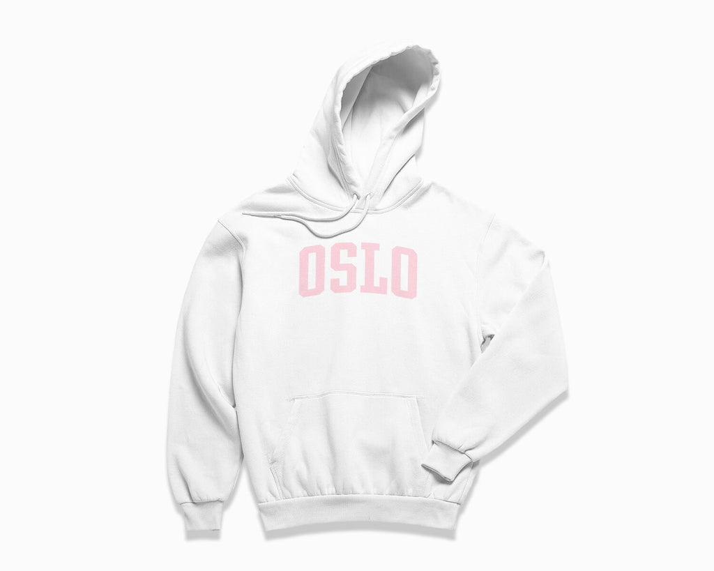 Oslo Hoodie - White/Light Pink