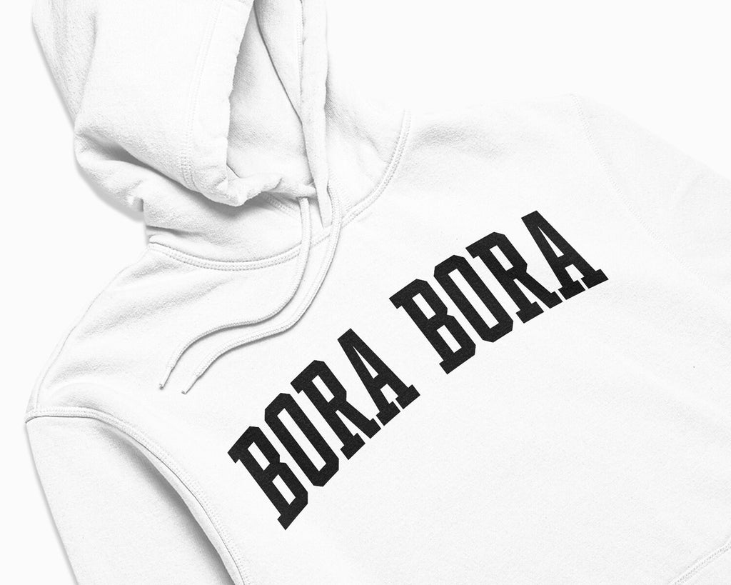 Bora Bora Hoodie - White/Black