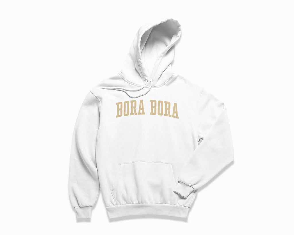 Bora Bora Hoodie - White/Tan