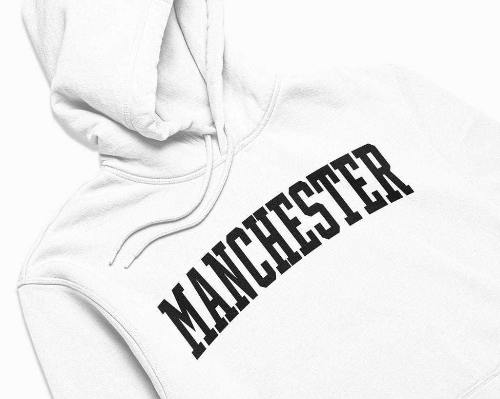 Manchester Hoodie - White/Black