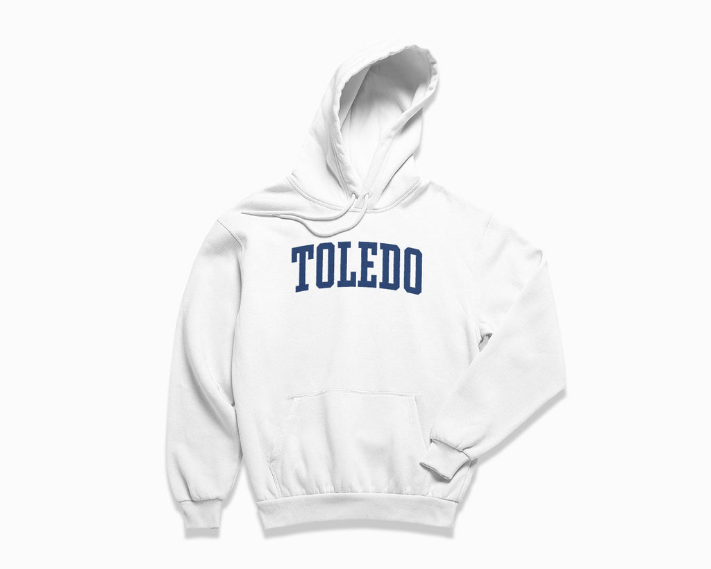 Toledo Hoodie - White/Navy Blue