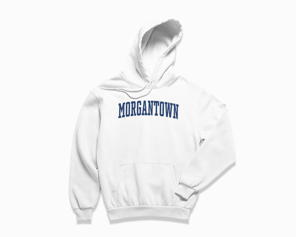 Morgantown Hoodie - White/Navy Blue