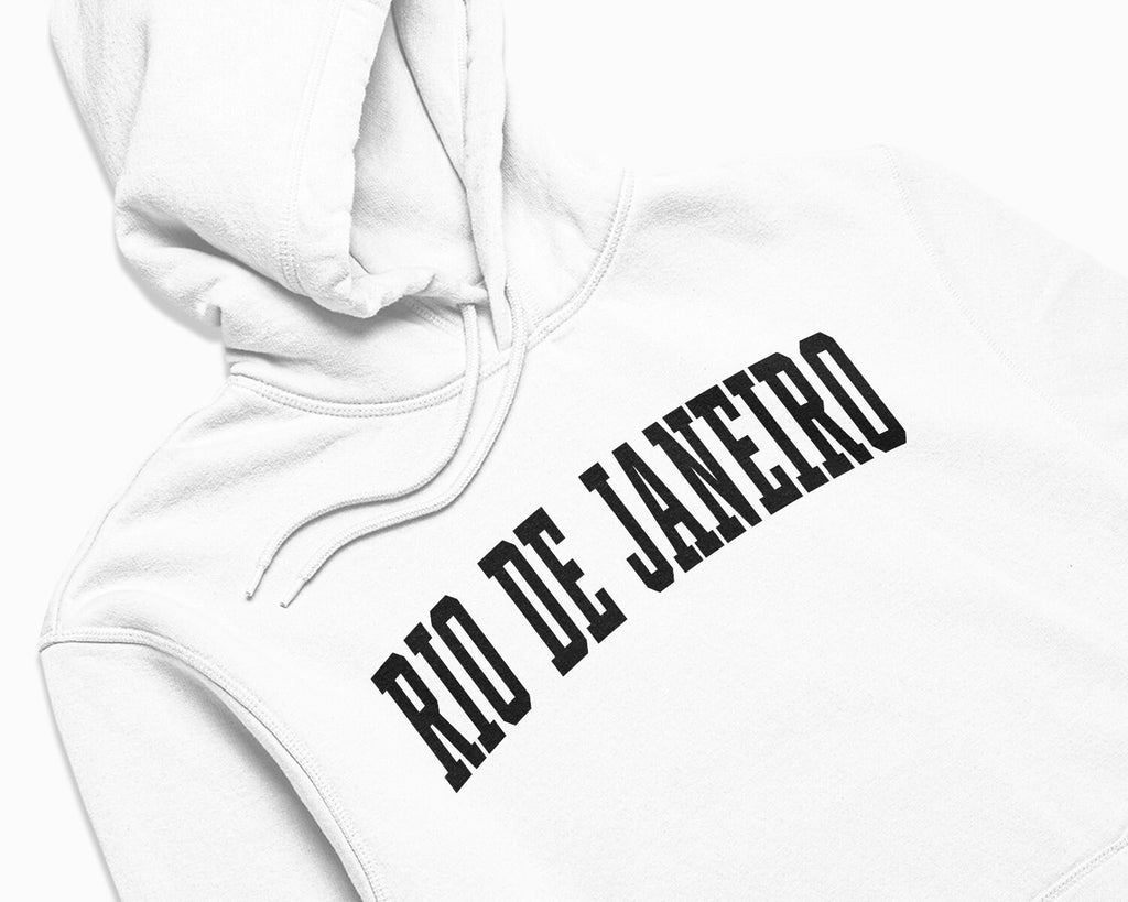 Rio De Janeiro Hoodie - White/Black