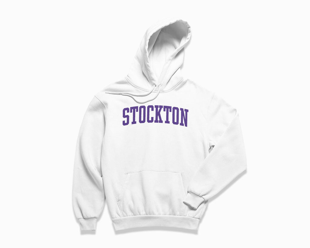 Stockton Hoodie - White/Purple