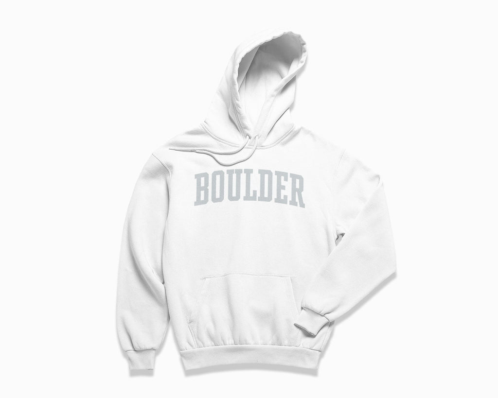 Boulder Hoodie - White/Grey