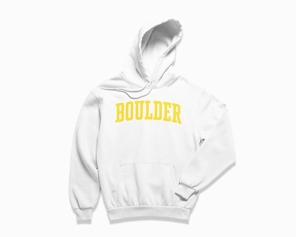 Boulder Hoodie - White/Yellow