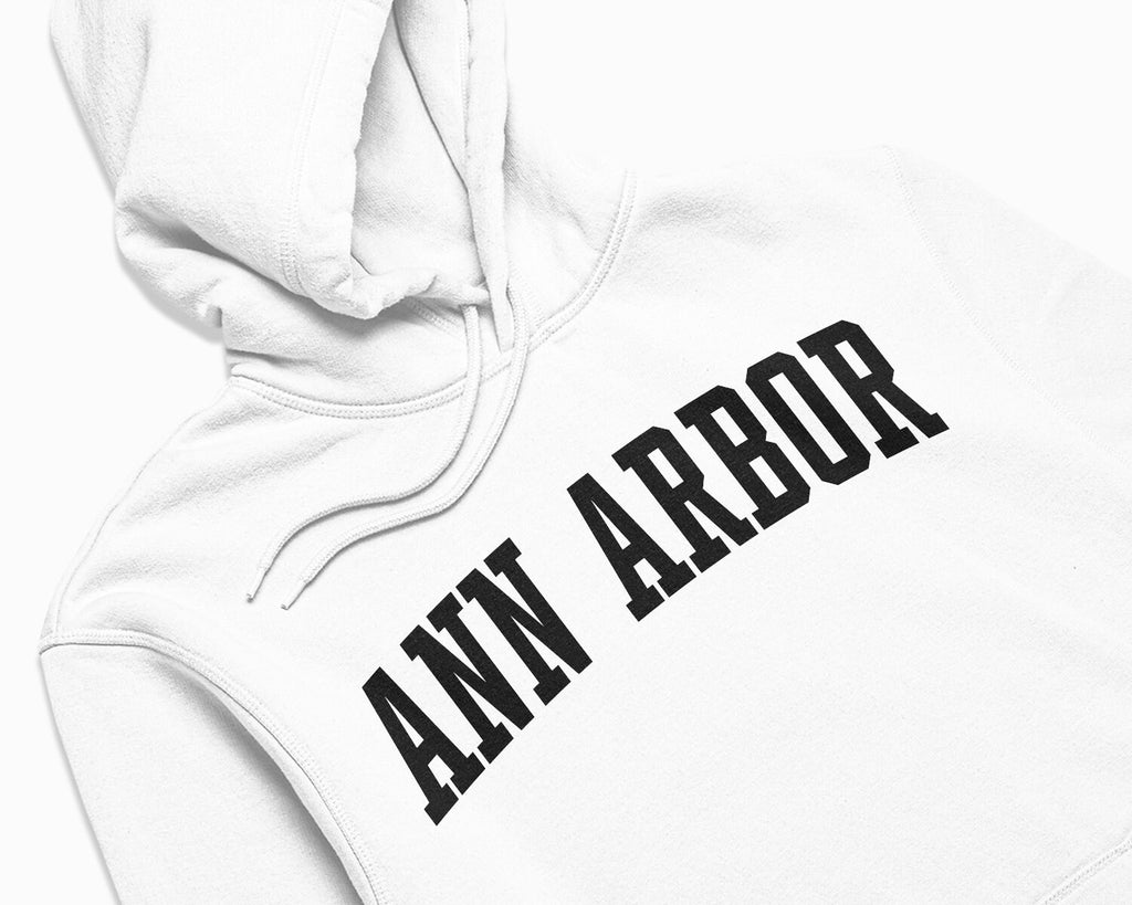 Ann Arbor Hoodie - White/Black