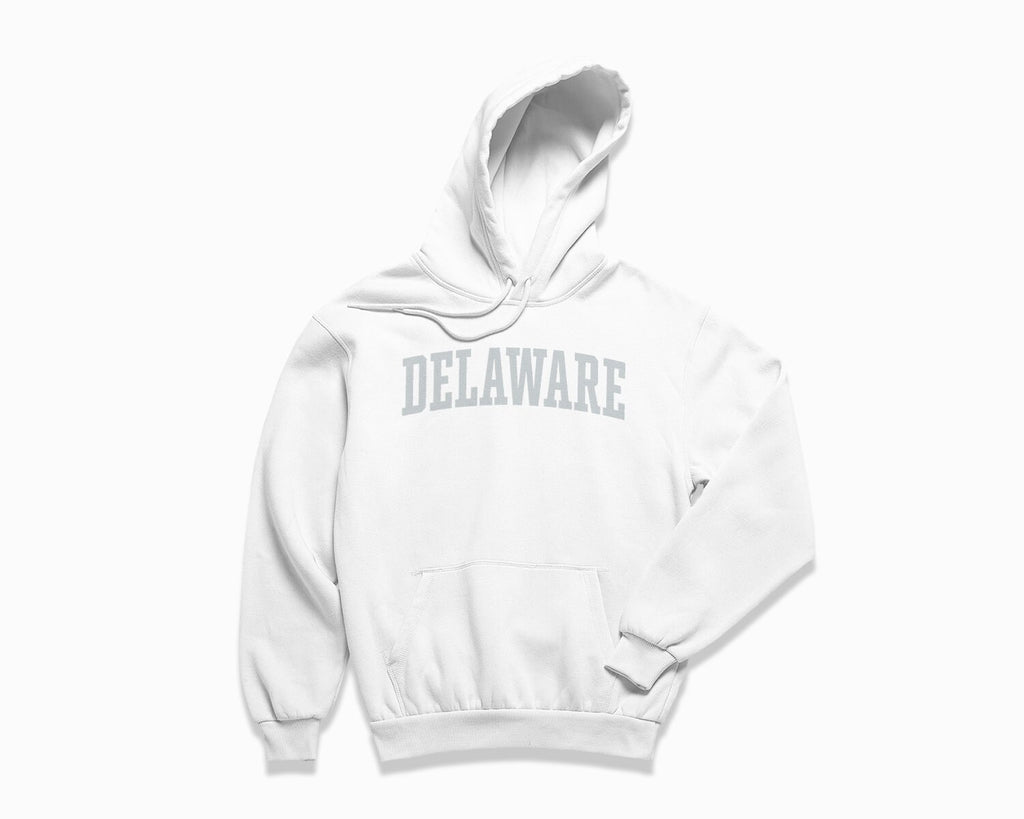 Delaware Hoodie - White/Grey