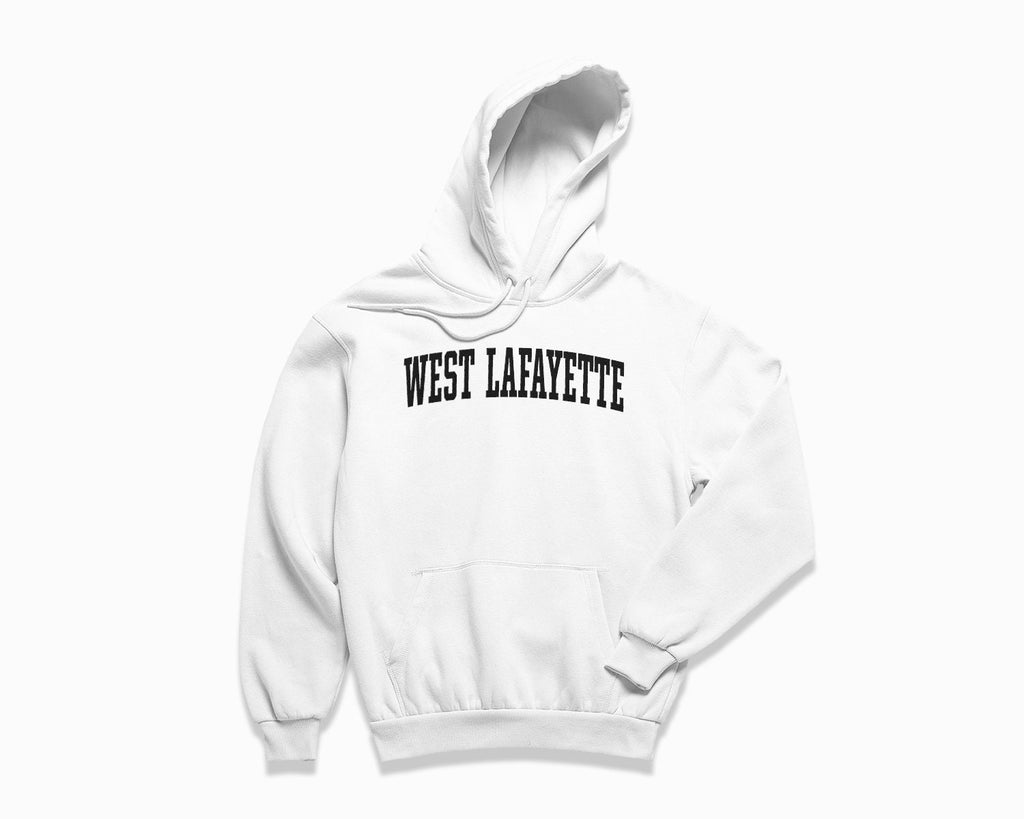 West Lafayette Hoodie - White/Black