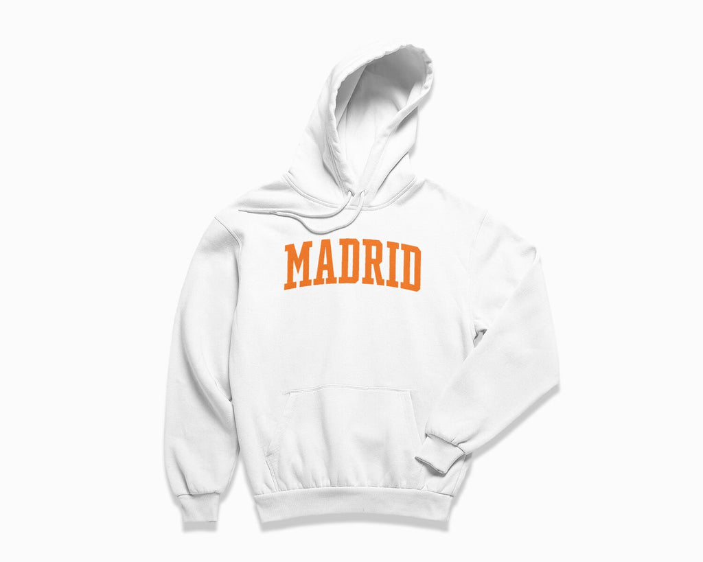 Madrid Hoodie - White/Orange