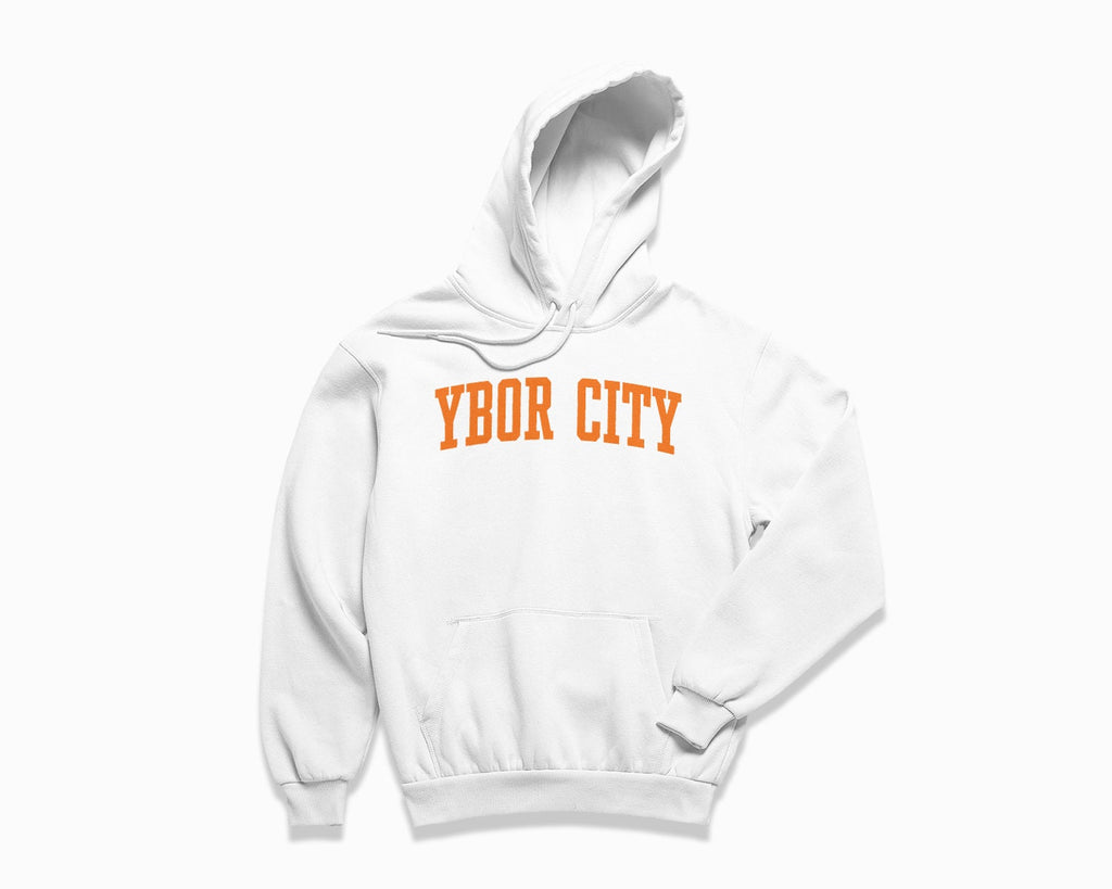 Ybor City Hoodie - White/Orange