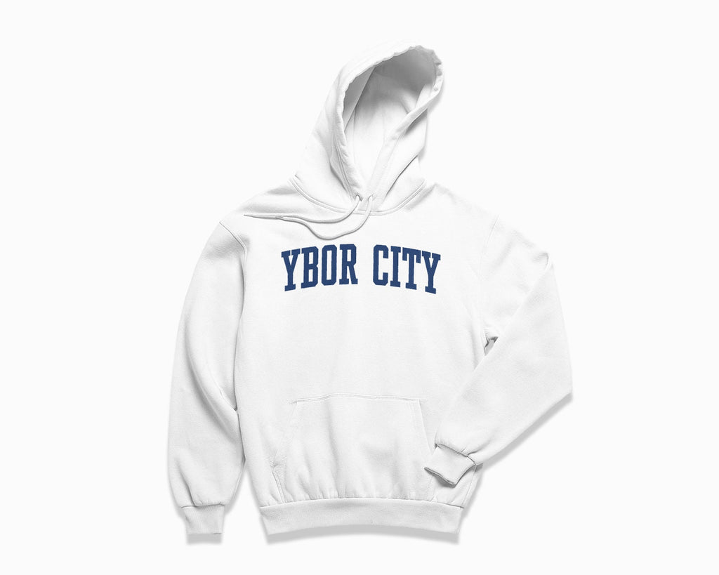 Ybor City Hoodie - White/Navy Blue