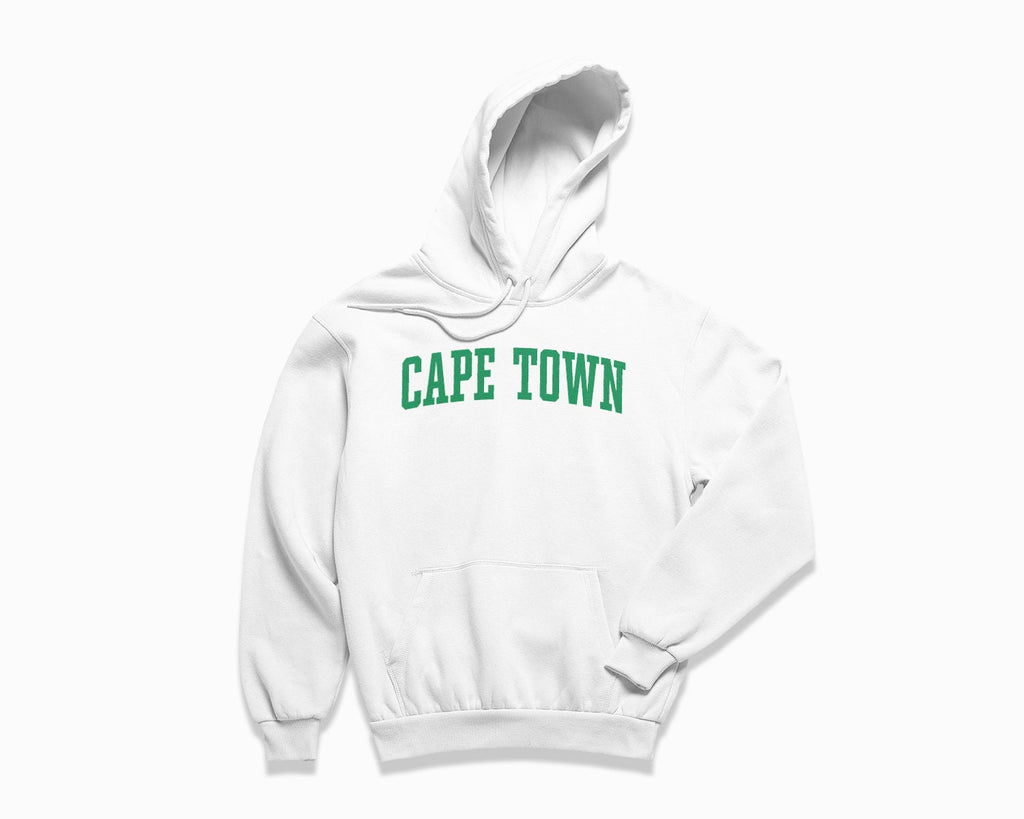 Cape Town Hoodie - White/Kelly Green