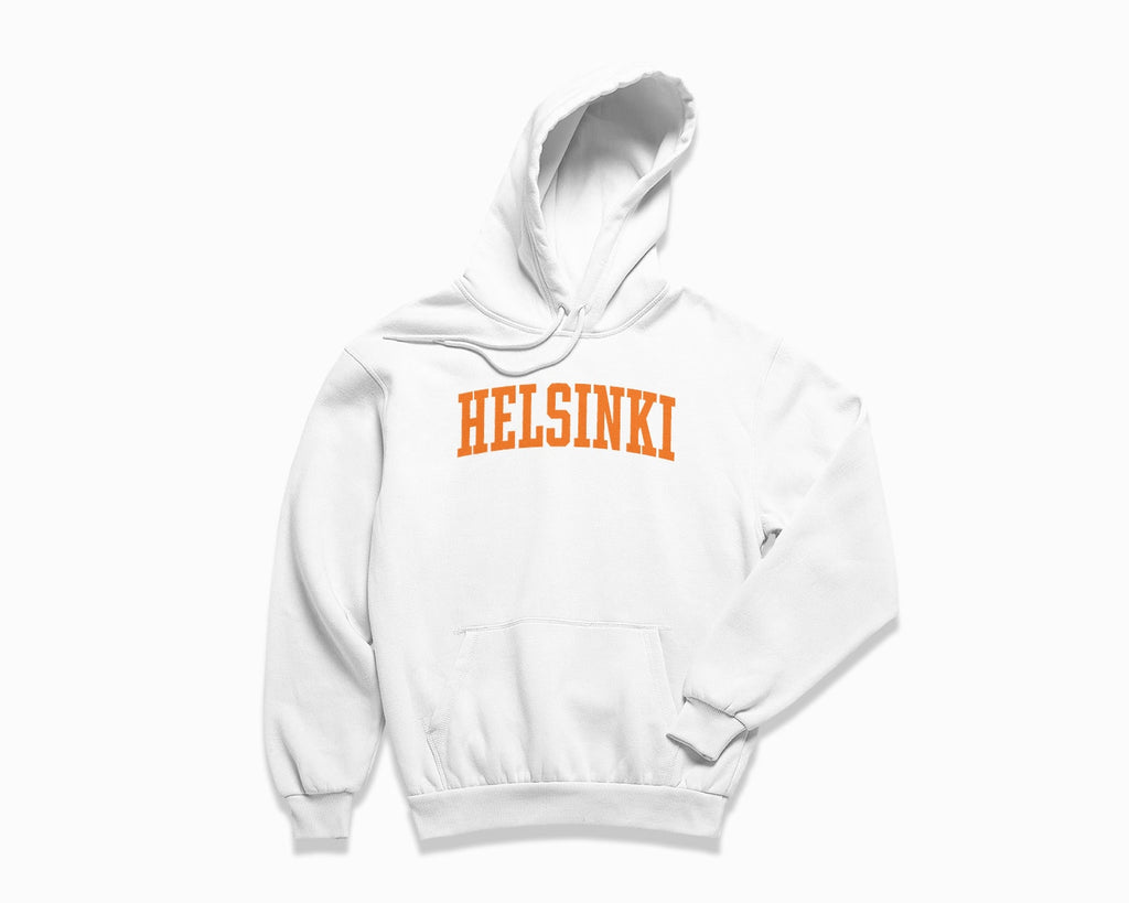 Helsinki Hoodie - White/Orange