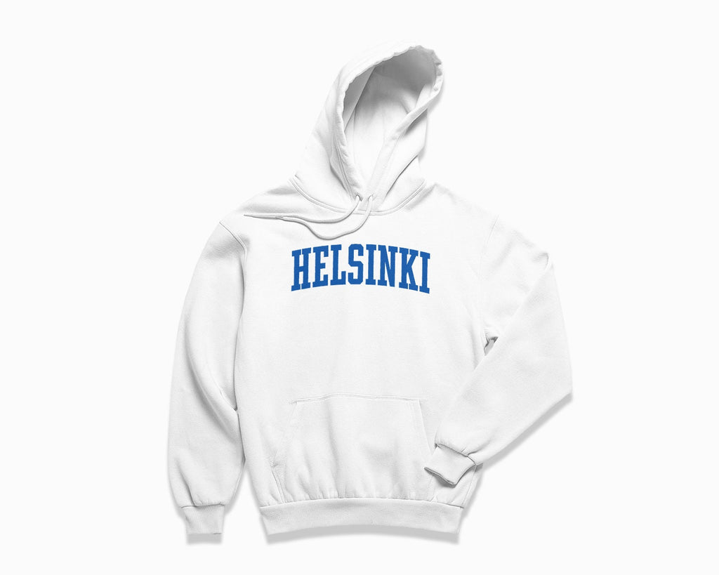 Helsinki Hoodie - White/Royal Blue