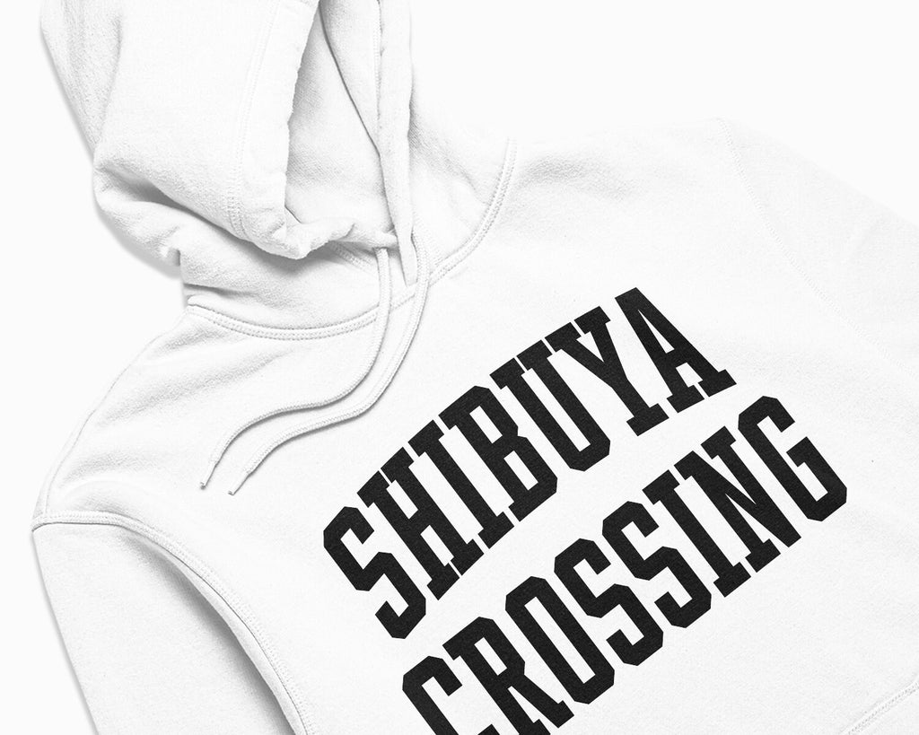 Shibuya Crossing Hoodie - White/Black