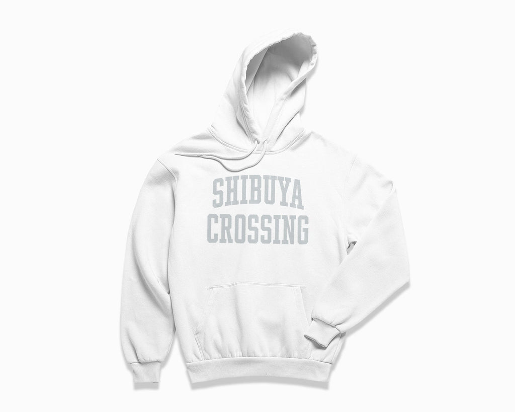 Shibuya Crossing Hoodie - White/Grey