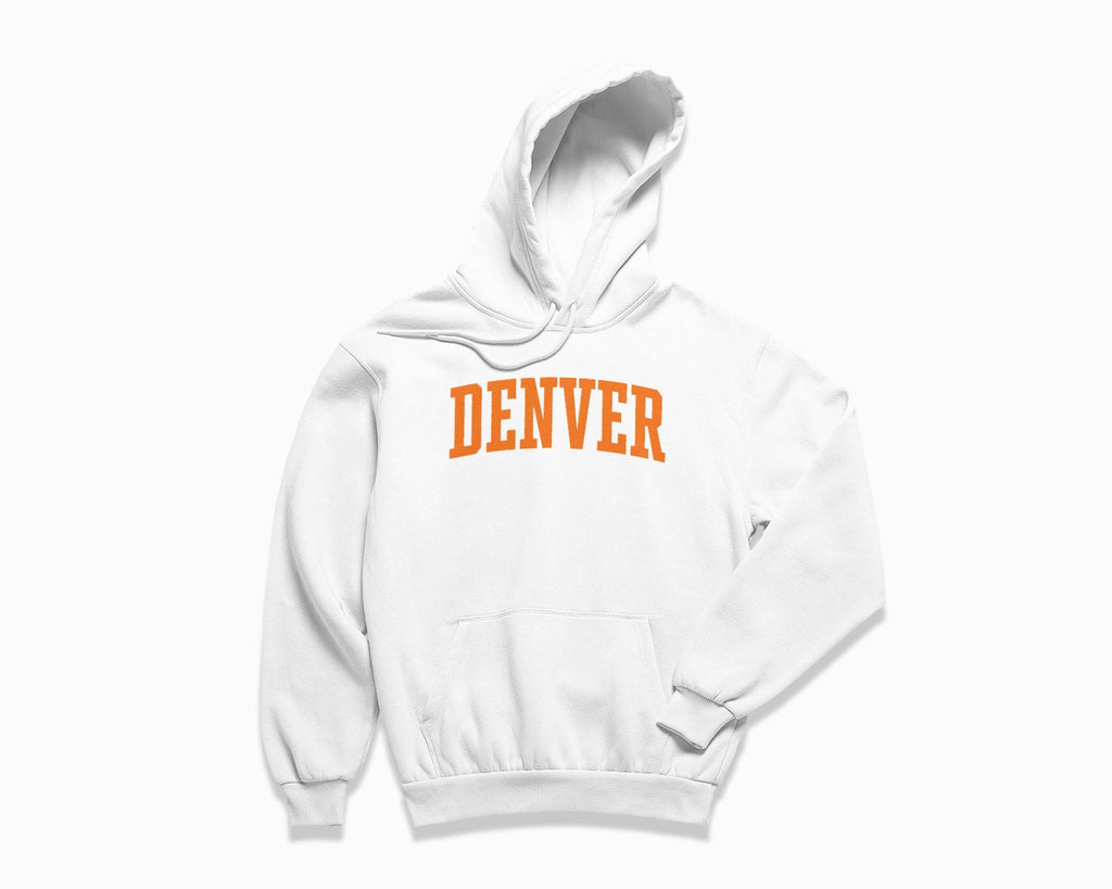 Denver Hoodie - White/Orange