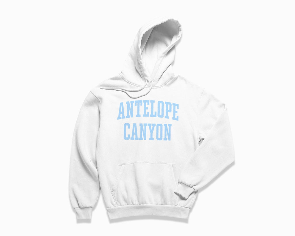 Antelope Canyon Hoodie - White/Light Blue