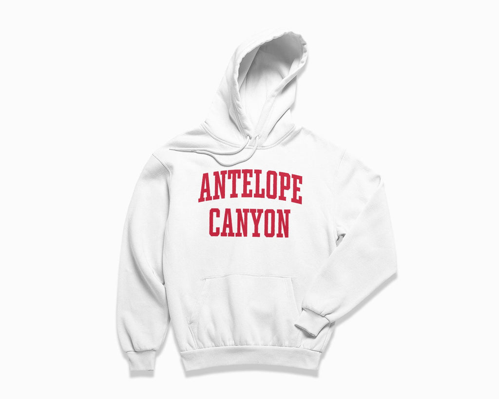 Antelope Canyon Hoodie - White/Red