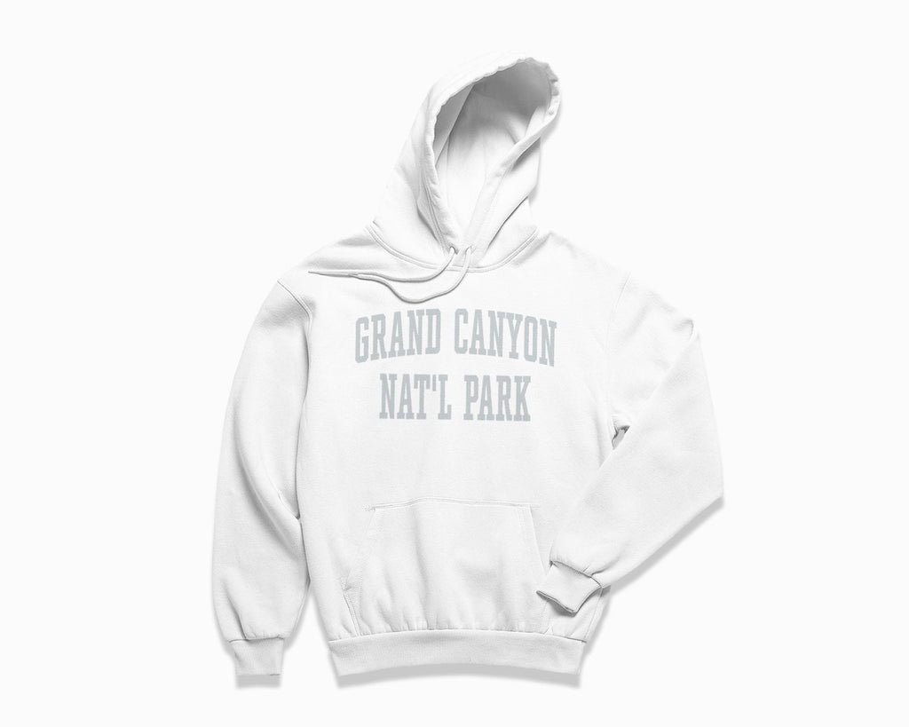 Grand Canyon National Park Hoodie - White/Grey