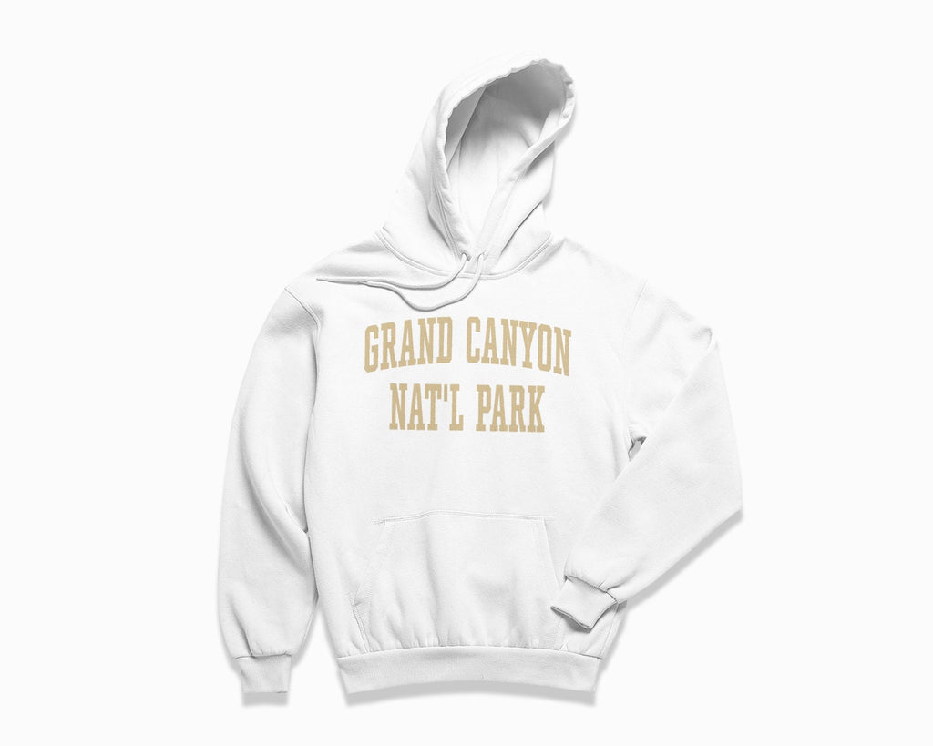 Grand Canyon National Park Hoodie - White/Tan