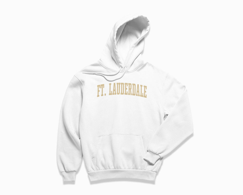 Ft. Lauderdale Hoodie - White/Tan