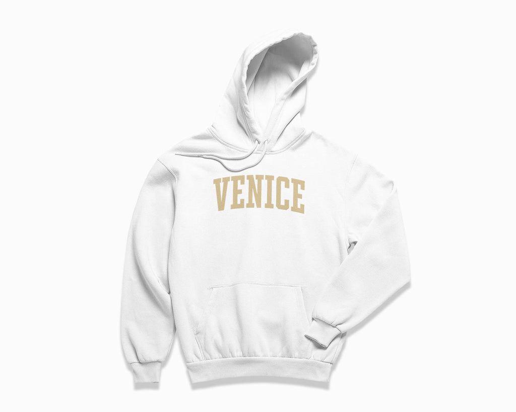 Venice Hoodie - White/Tan