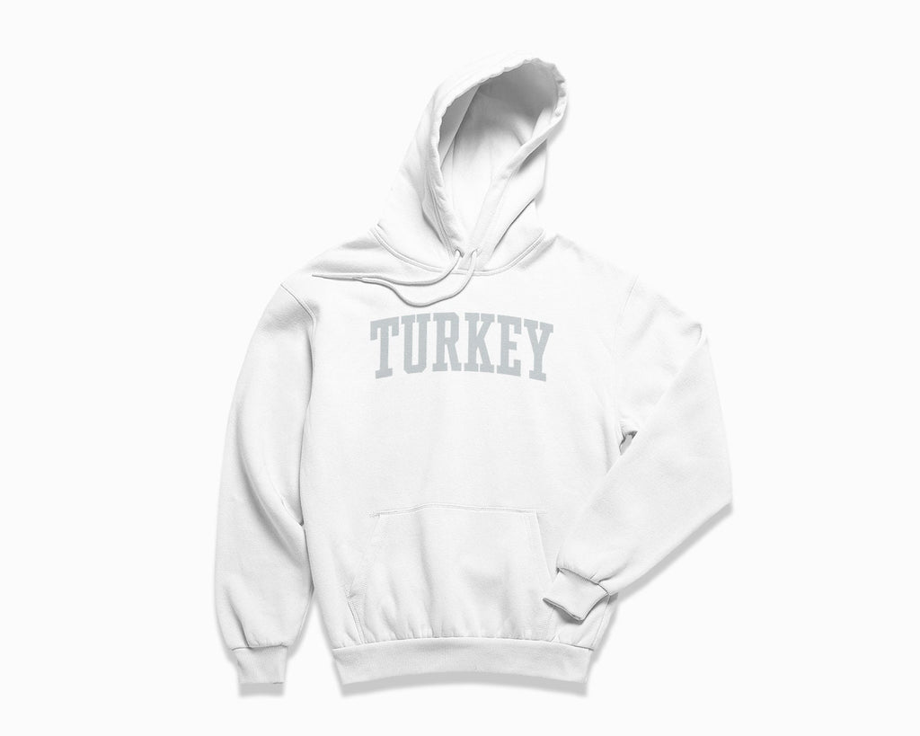 Turkey Hoodie - White/Grey