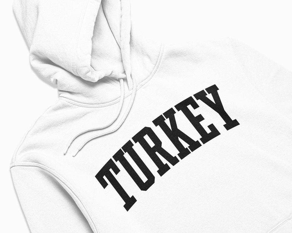 Turkey Hoodie - White/Black