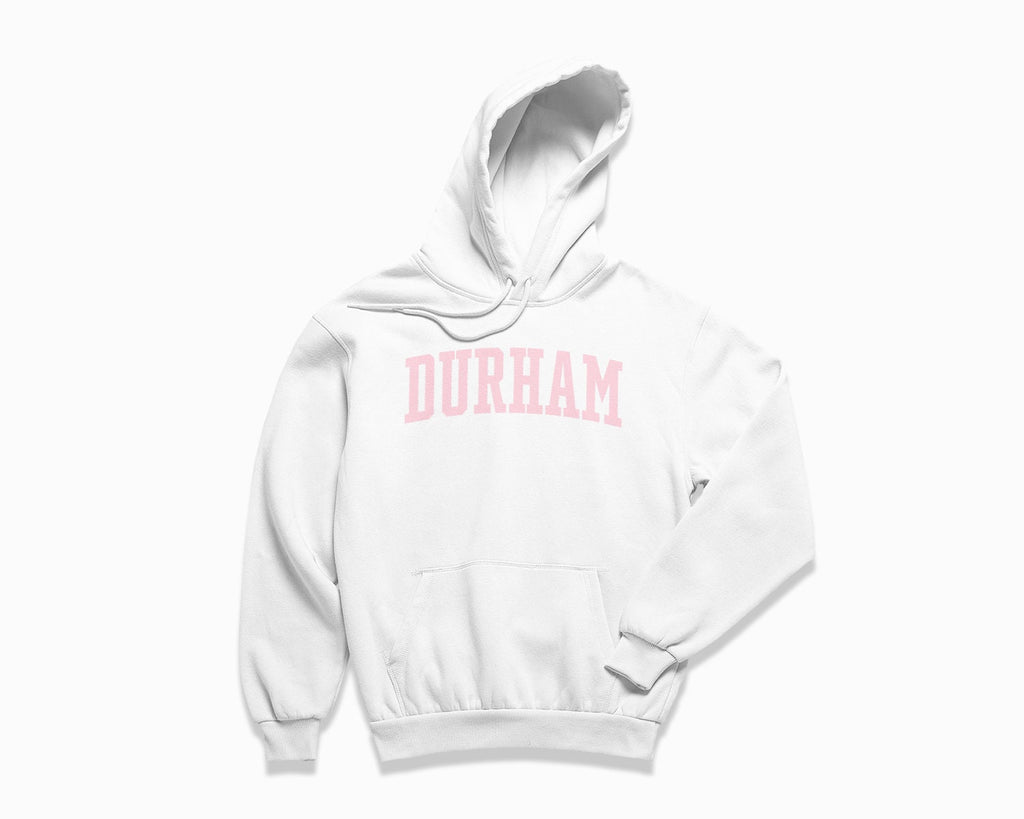 Durham Hoodie - White/Light Pink