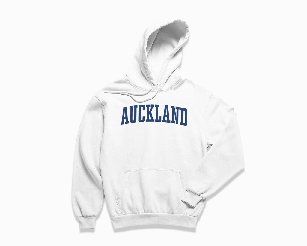 Auckland Hoodie - White/Navy Blue