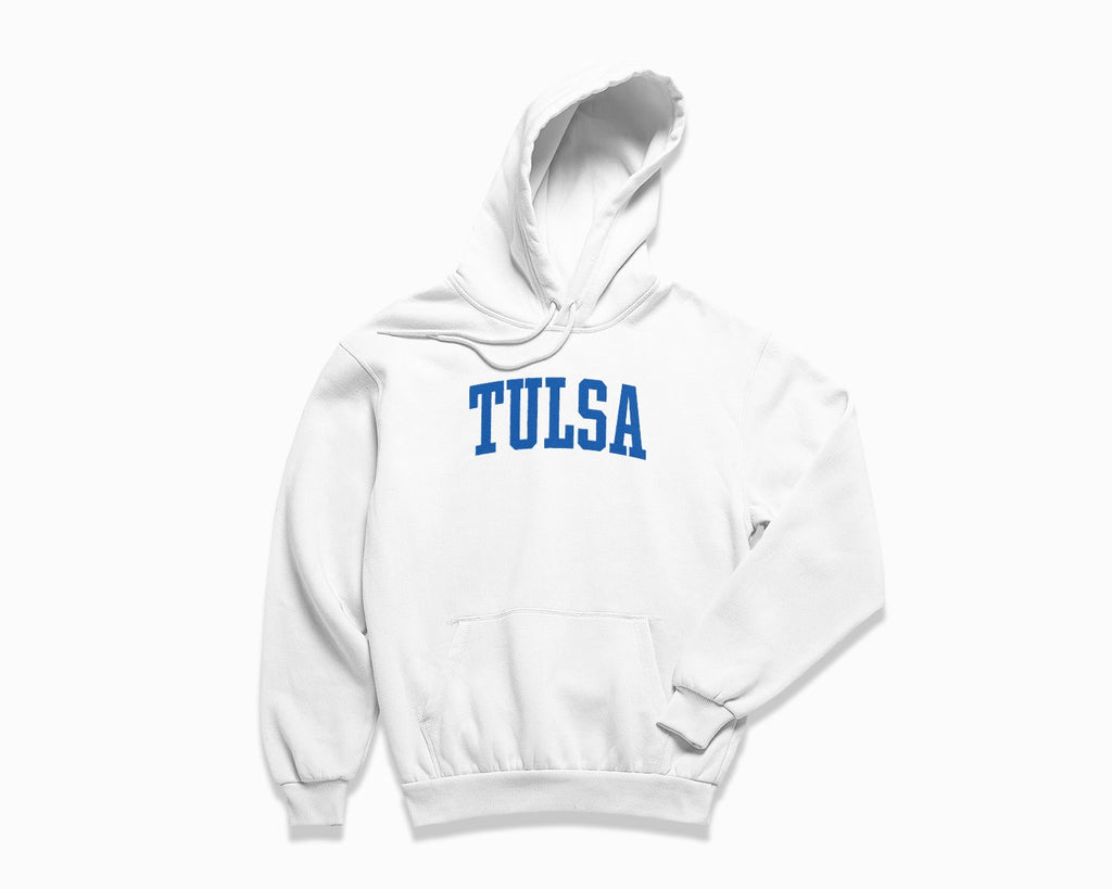 Tulsa Hoodie - White/Royal Blue