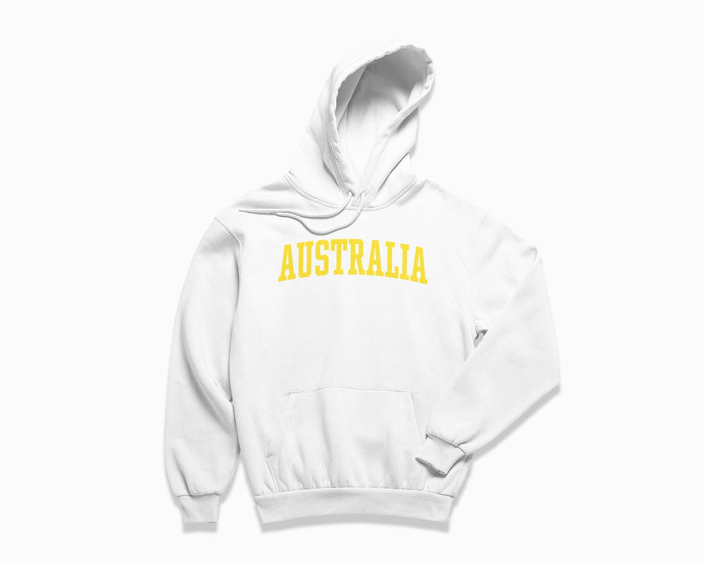 Australia Hoodie - White/Yellow