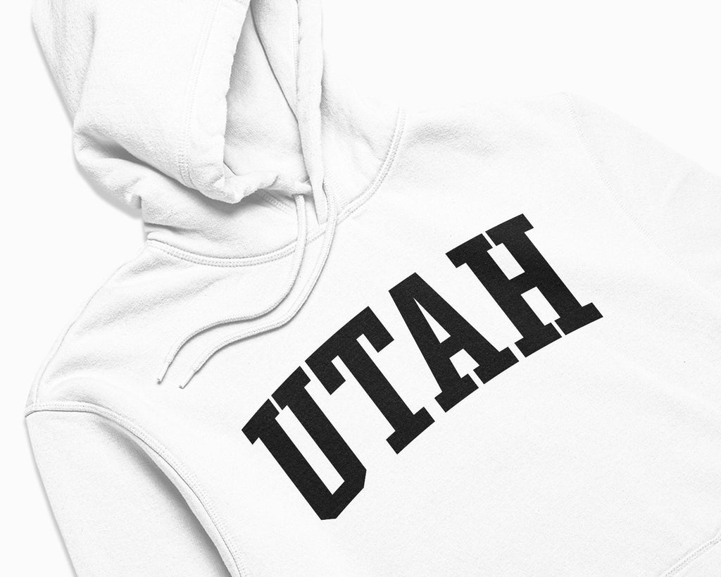 Utah Hoodie - White/Black