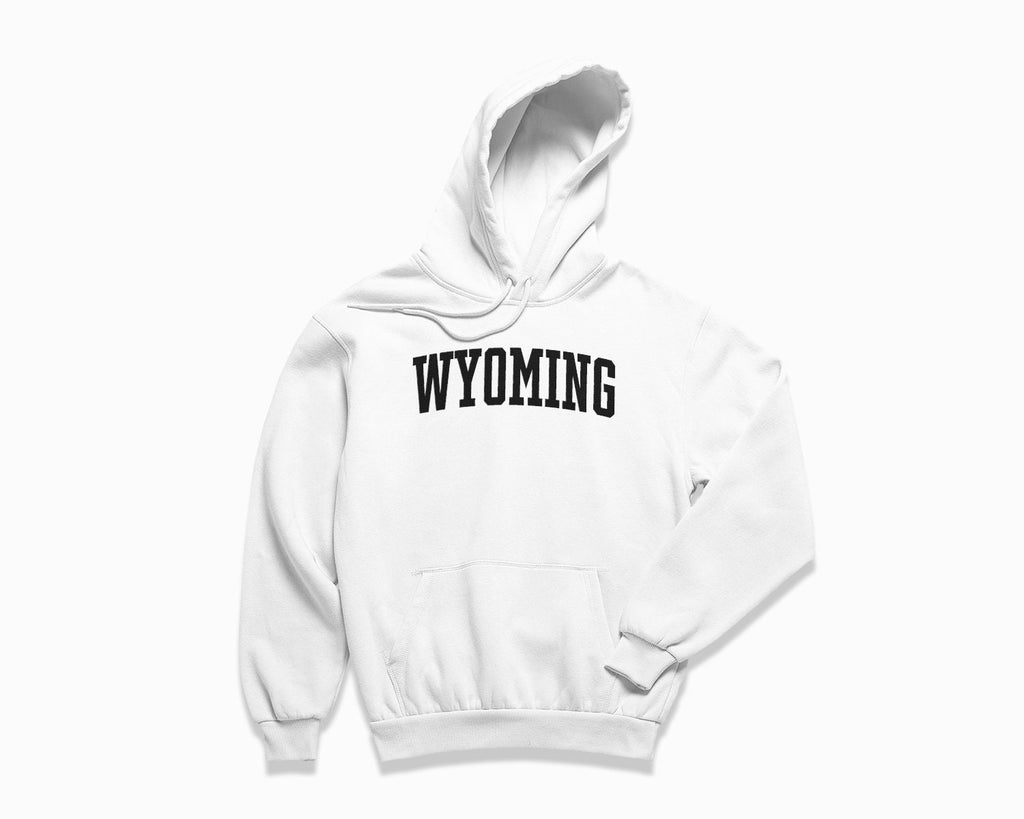 Wyoming Hoodie - White/Black
