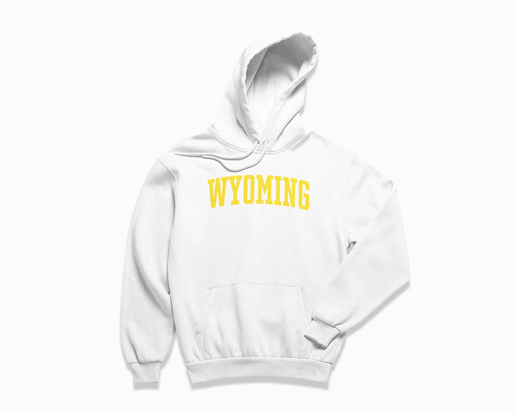 Wyoming Hoodie - White/Yellow