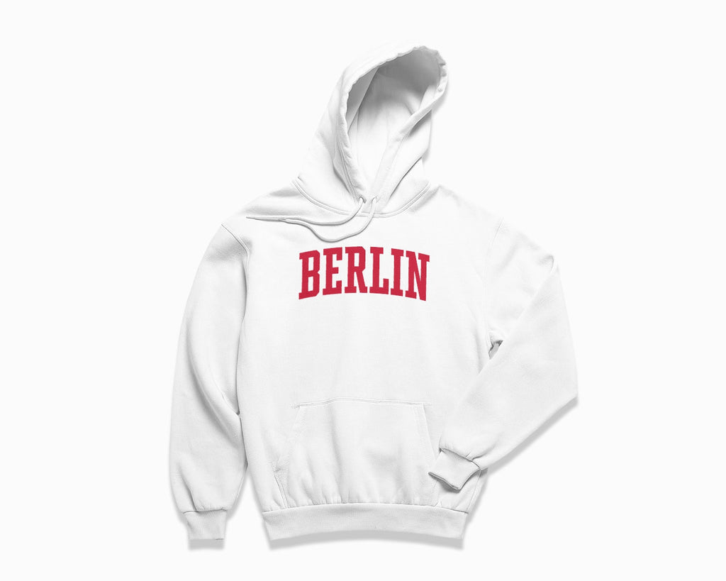 Berlin Hoodie - White/Red