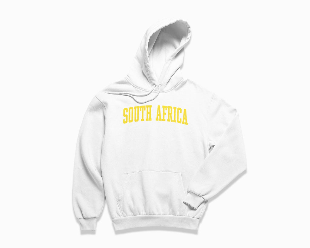 South Africa Hoodie - White/Yellow