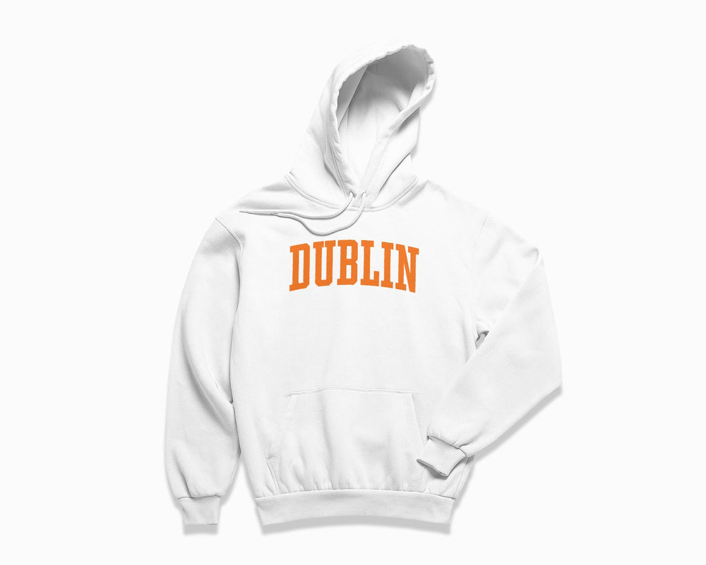 Dublin Hoodie - White/Orange