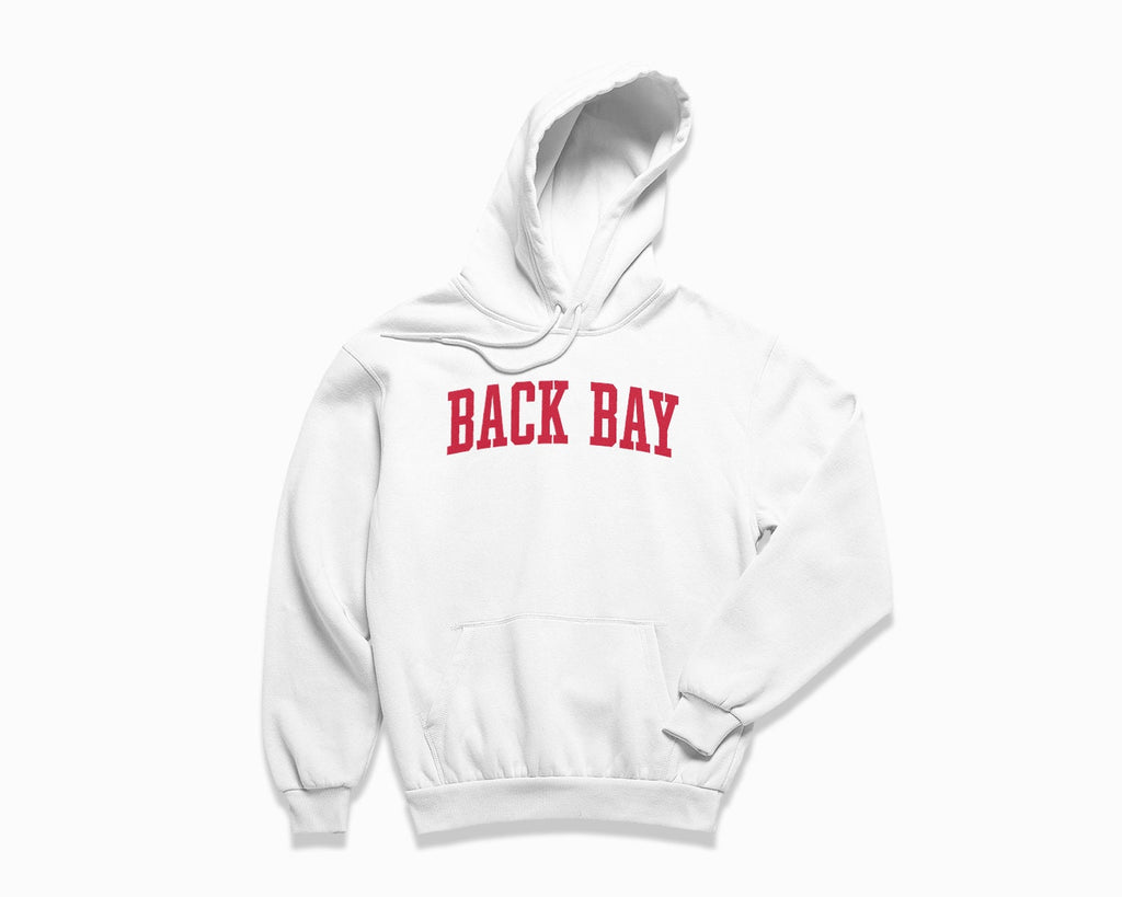Back Bay Hoodie - White/Red
