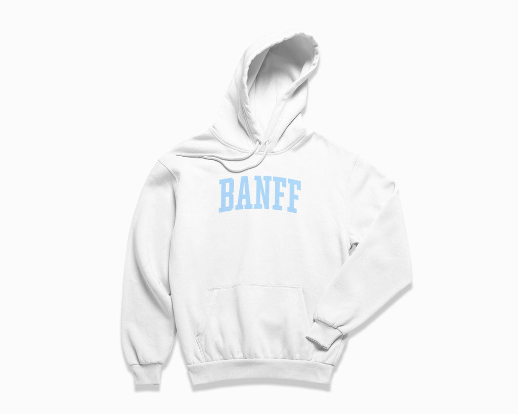 Banff Hoodie - White/Light Blue