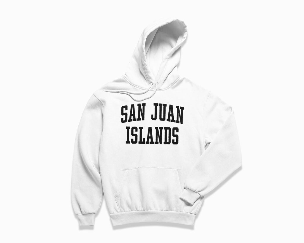 San Juan Islands Hoodie - White/Black