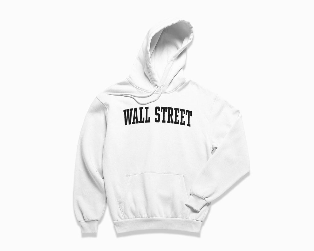 Wall Street Hoodie - White/Black