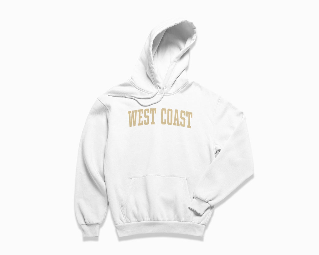 West Coast Hoodie - White/Tan