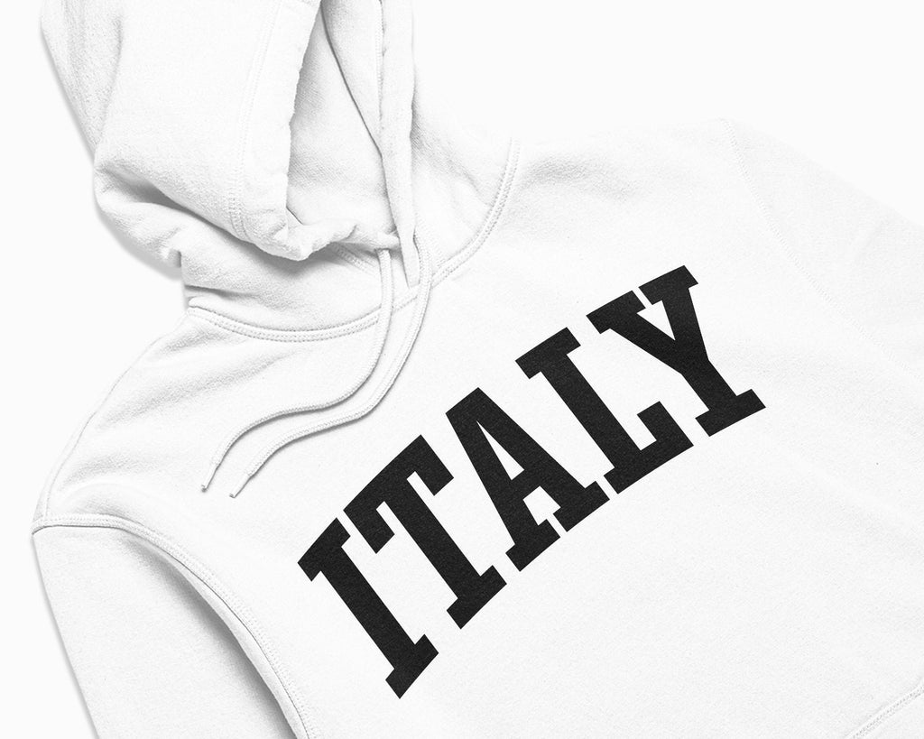 Italy Hoodie - White/Black