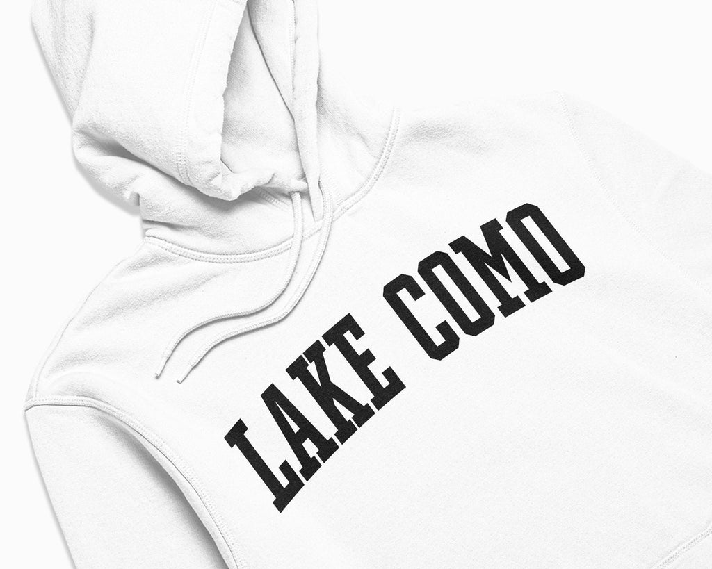 Lake Como Hoodie - White/Black