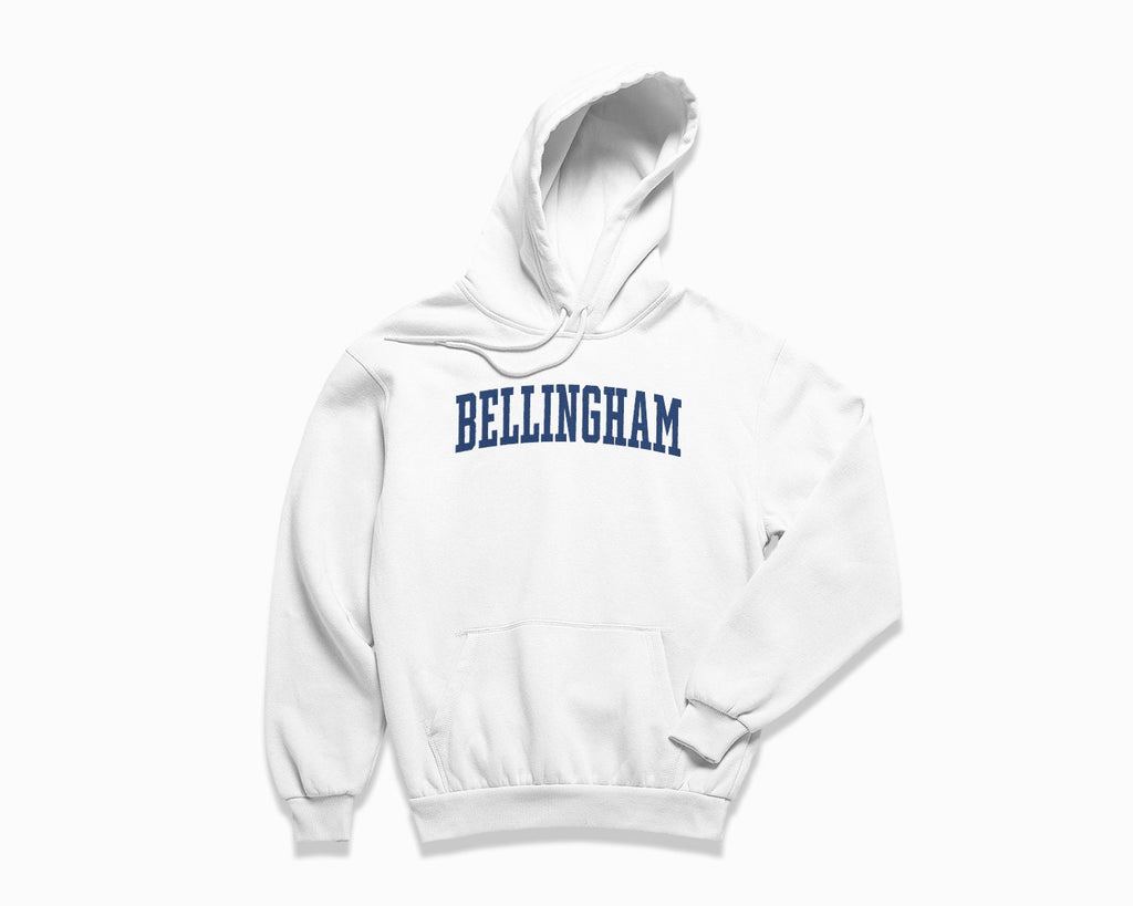 Bellingham Hoodie - White/Navy Blue