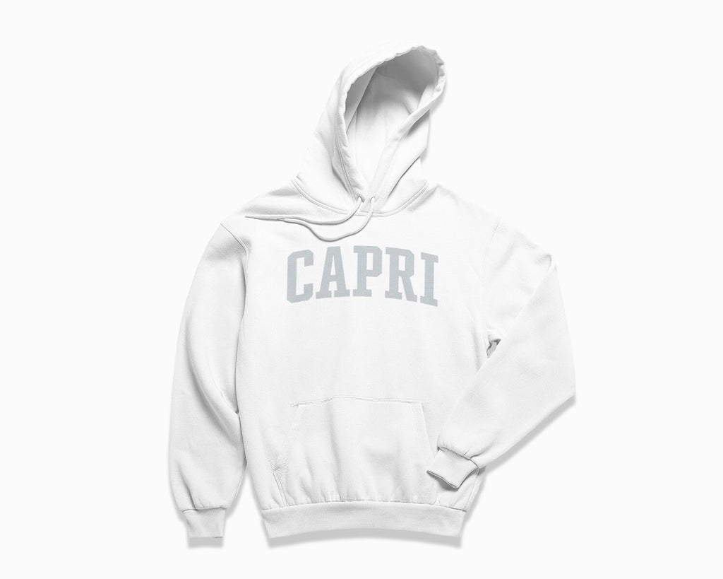 Capri Hoodie - White/Grey